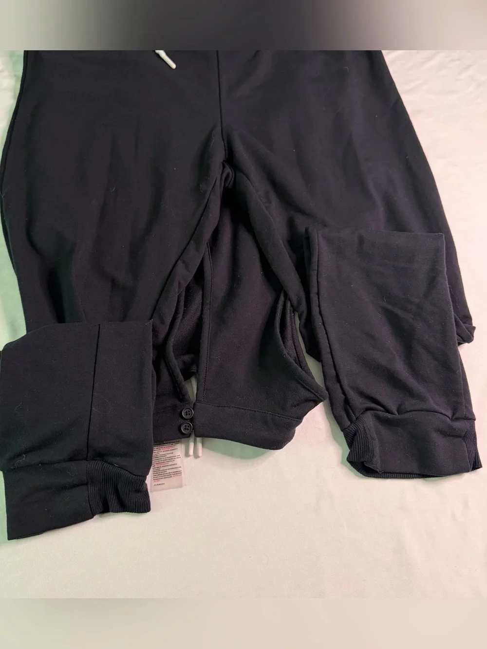 Gymshark Black Sleeveless Hooded Jumpsuit Romper One Piece Activewear Women’s M